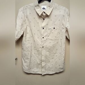 🍀Quiksilver Men's Cream Shirt